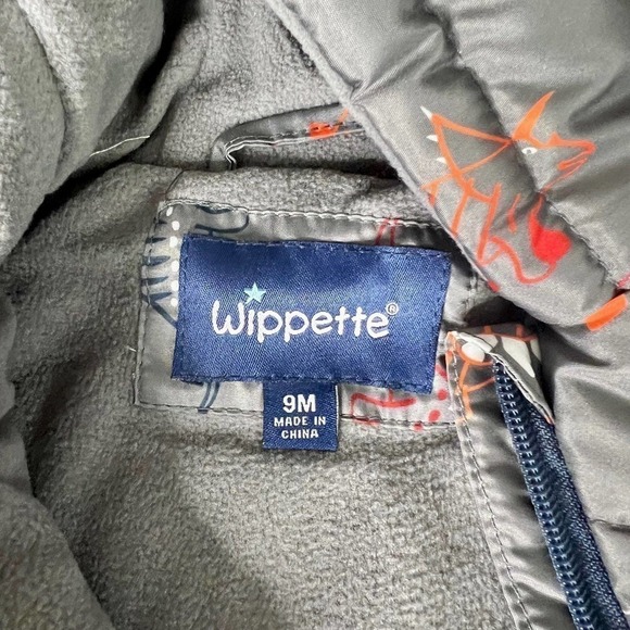 NEW Wippette Baby Pram Dinosaur Snowsuit Size 6/9M - Picture 4 of 9